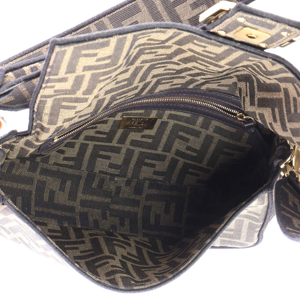 Fendi Medium Baguette NM Bag Zucca Canvas - Picture 5 of 5